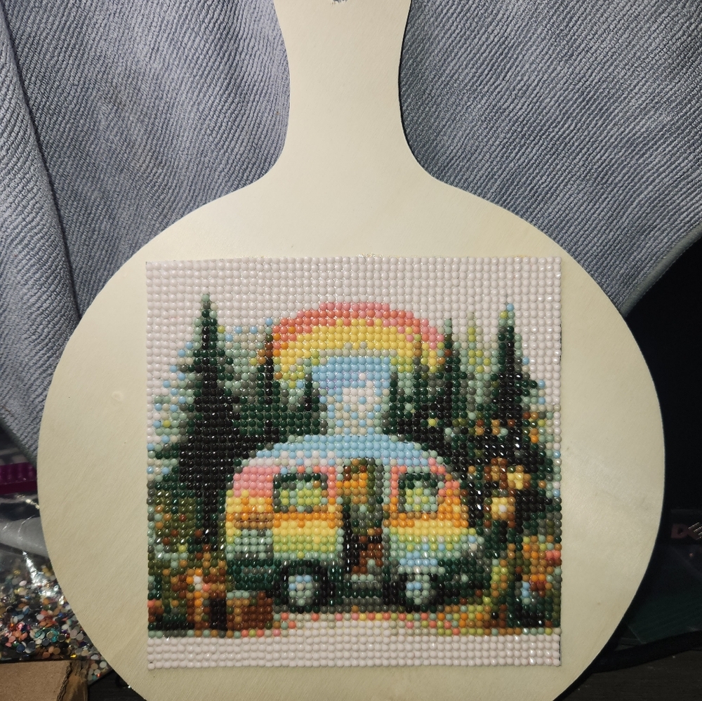 Hand Crafted Colorful Diamond Art Wall Art for your RV!!!